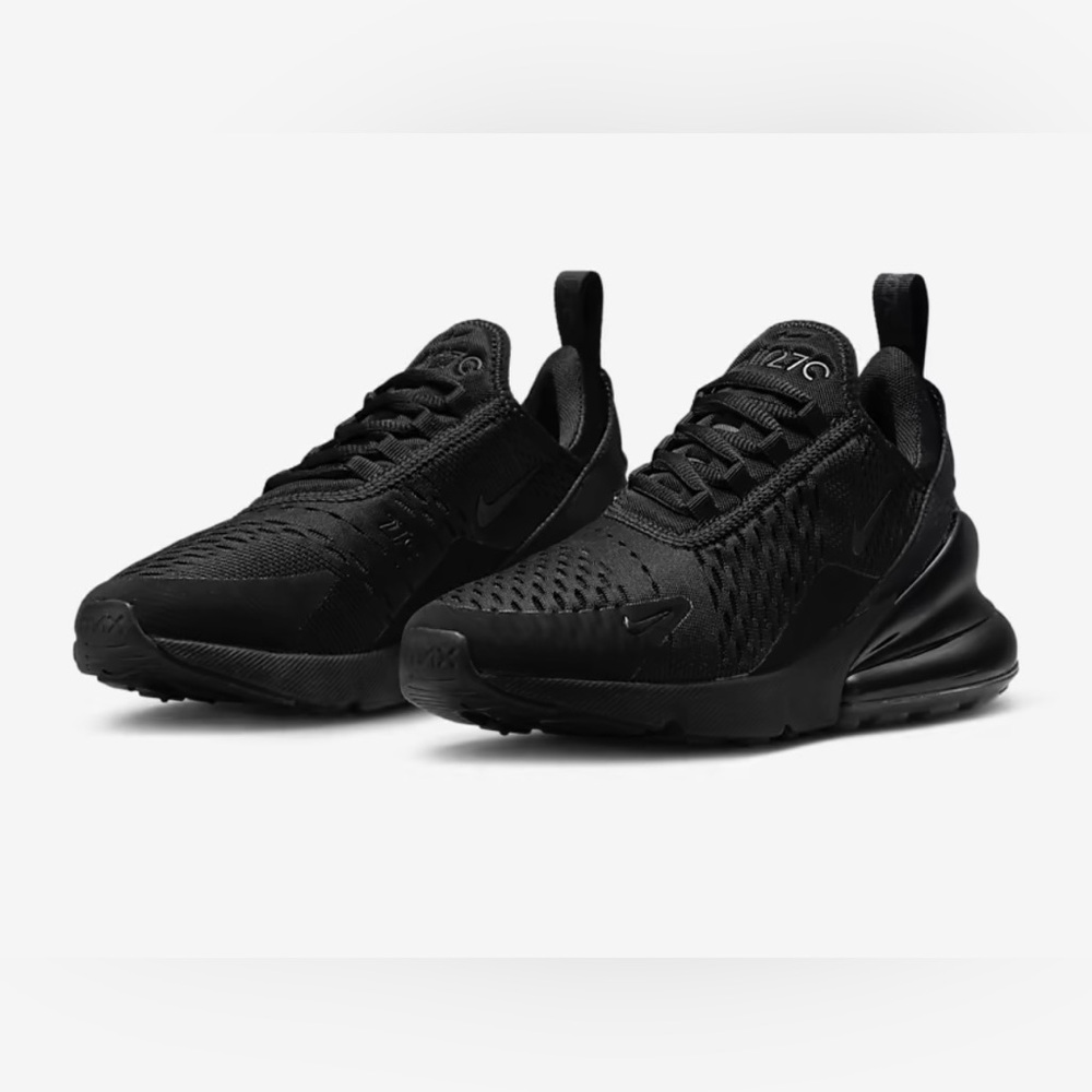 Nike Air Max 270 Womens Black Shoes SIZE 8